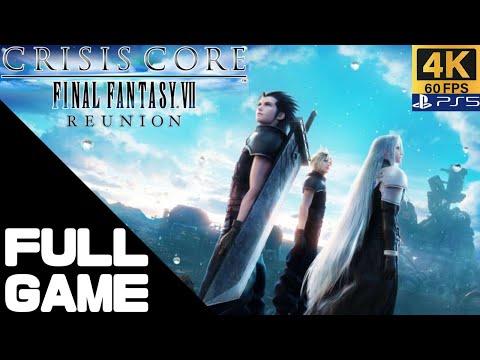 CRISIS CORE FINAL FANTASY VII REUNION Full Walkthrough Gameplay – PS5 4K/60FPS No Commentary
