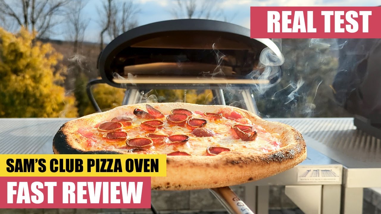 Four à pizza MEMBER'S MARK pliant au gaz video thumbnail