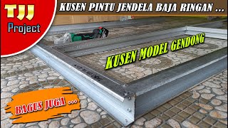 Download lagu Membuat kusen pintu jendela baja ringan model gendong mp3