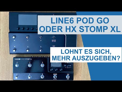 Entscheidungshilfe: Pod GO oder Helix Stomp (XL)?