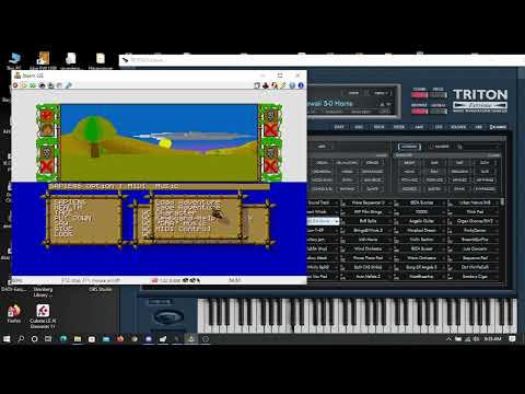 Atari ST Game experiment #2 - Sapiens game under Steem with MIDI app