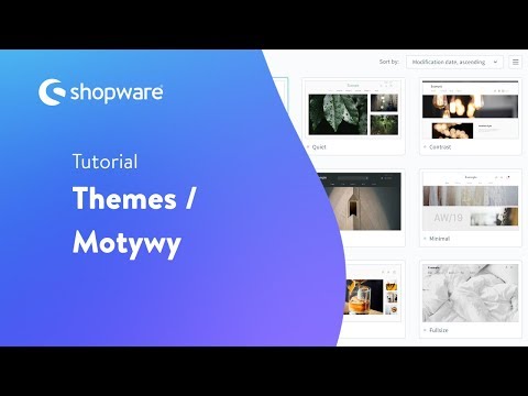 [PL] Shopware 6 User Onboarding - Themes Motywy