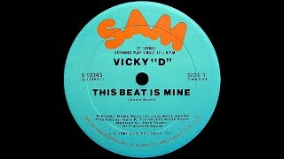 Vicky D ~ This Beat Is Mine 1981 Funky Purrfection Version