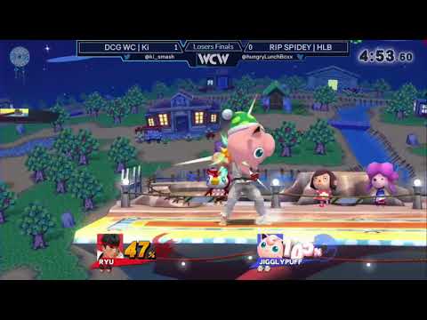 WCW 26 - DCG WC | Ki (Ryu) vs RIP Spidey | HLB (Jigglypuff) Losers Finals
