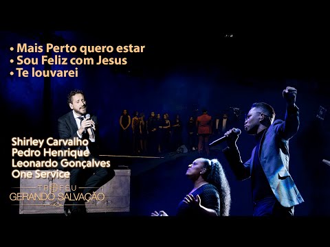 Mais Perto Quero Estar  Sou Feliz Com Jesus  Te Louvarei - Leonardo Gonçalves