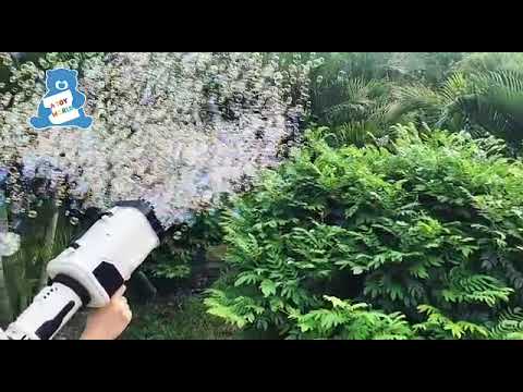 Rechargeable Bazooka Bubble Gun 60 Holes Rocket Launcher