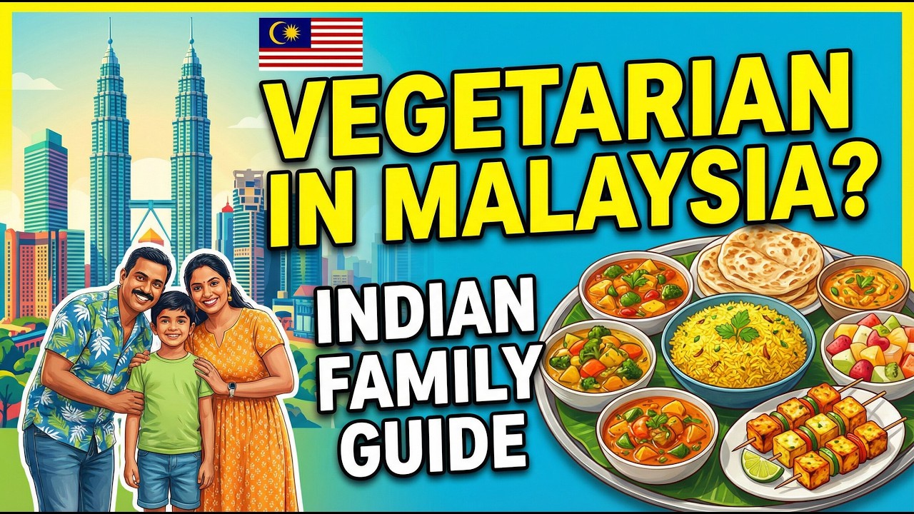 🌿Is Malaysia Vegetarian Friendly? 🇲🇾 Complete 7‑Day Indian Family Travel Itinerary & Food Guide 🌱
