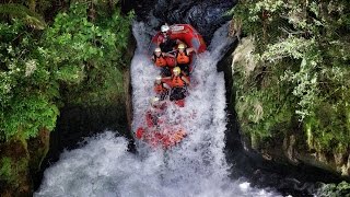 World's Highest Commercially Rafted Waterfall - Play On in New Zealand! in 4K!