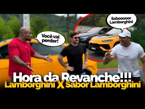 Julio and Renato challenged my Urus on the race track 🏎️