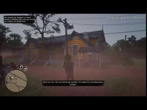 Red Dead Redemption 2 - How To Hitch A Horse