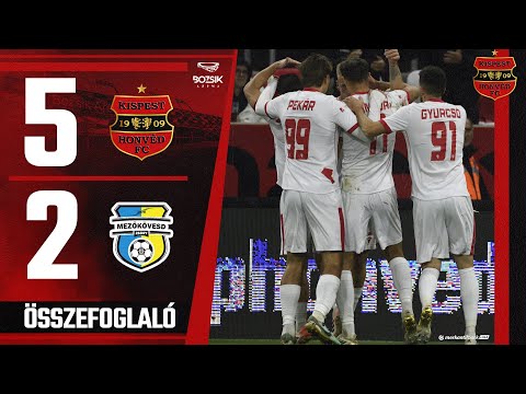 Budapest Honvéd FC - Mezőkövesd Zsóry FC 5-2, Merkantil Bank Liga, 11. forduló - összefoglaló
