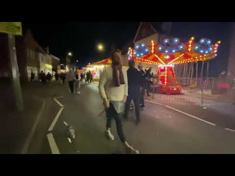 Abingdon Michaelmas Fun Fair Walkthrough at Night - October 4th 2021