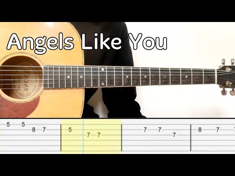 Miley Cyrus - Angels Like You (Easy Guitar Tutorial Tabs)