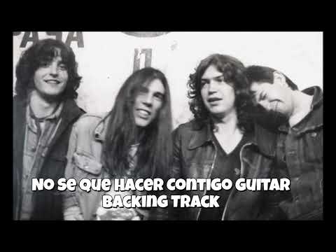 Barricada - No Se Que Hacer Contigo Backing Track