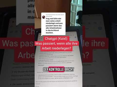 Was passiert, wenn alle ihre Arbeiten niederlegen!