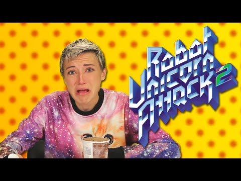 Robot Unicorn Attack 2 - Hot Pepper Game Review feat. CourtneyPants