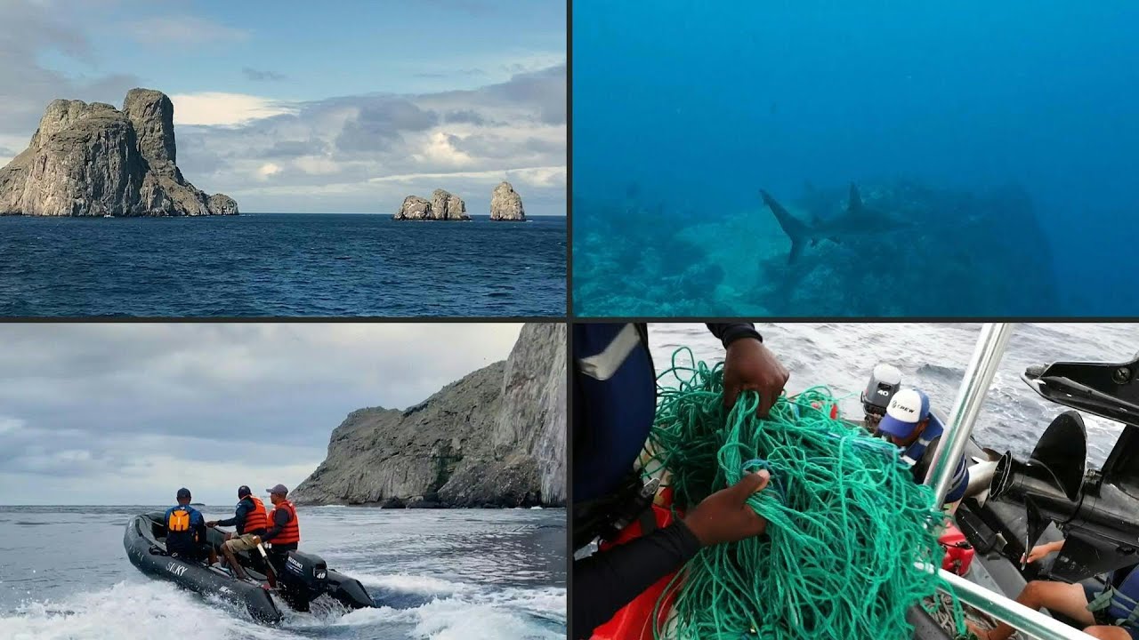 O terror dos barcos de pesca ilegal em ilha na Colômbia | AFP