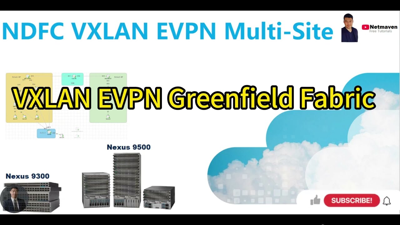 1. Cisco NDFC - VXLAN EVPN Greenfield Fabric