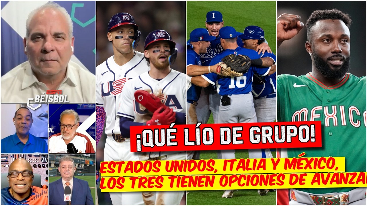 QUÉ LÍO. México PUEDE QUEDAR FUERA si PIERDE ante Italia. Estados Unidos, a la ESPERA | ESPN Beisbol