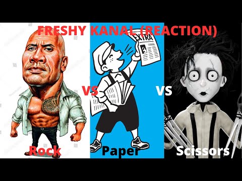 GENIUS CONCEPT!!!!!! The Rock vs Paperboy vs Edward Scissorhands |@FreshyKanal | |Reaction|