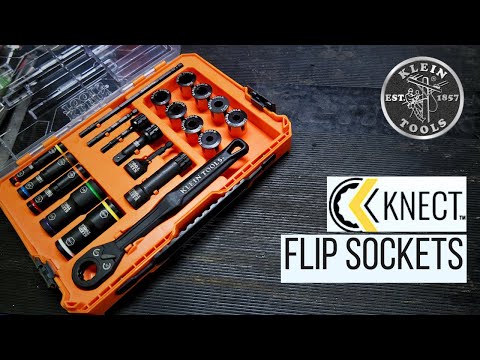 Klein Tools KNECT™ Impact Pass-Through & Deep-Well Flip Socket Set, SAE 20-Piece (65240) Review