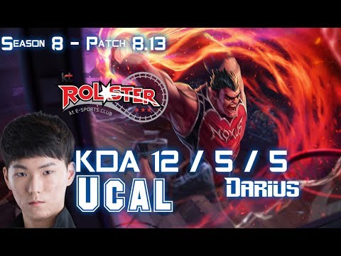 KT Ucal DARIUS vs LUX Bot Lane - Patch 8.13 KR Ranked
