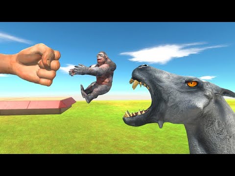 Epic Punch in Prehistoric Mammals Cage - Animal Revolt Battle Simulator