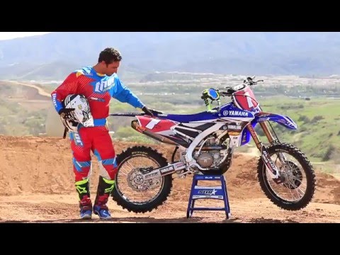 World Champion Seb Tortelli riding Cooper Webb's Yamaha Star racing YZ250F