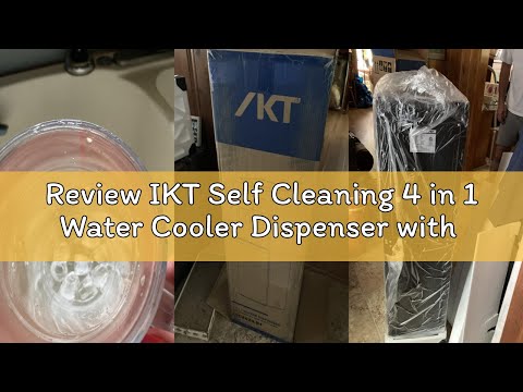 Review IKT Self Cleaning 4 in 1 Water Cooler Dispenser with Ice Maker for 5 Gallon Bottle Bottom Loa