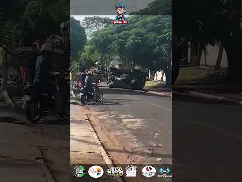 🚨 ACIDENTE TERMINA EM CAPOTAMENTO E ASSUSTA MORADORES EM Guaíra