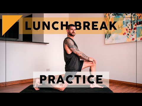 15 Min Yoga for Your Lunch & Office Break | Breathe and Flow Yoga
