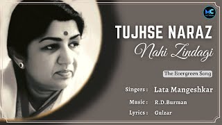 Tujhse Naraz Nahi Zindagi (Lyrics) -  Lata Mangesh