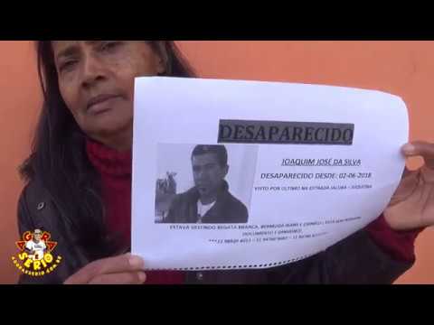 Família desesperada Joaquim Jose da Silva está Desaparecido em Juquitiba
