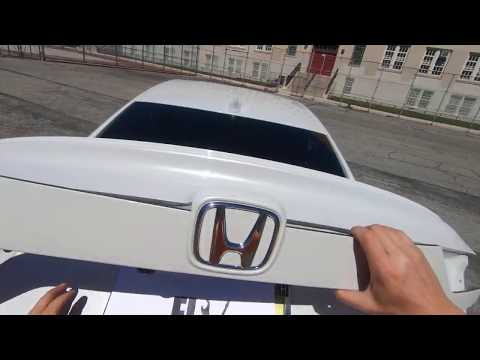 HOW TO REMOVE TRUNK TAIL LIGHT CAMERA ON 18-23 HONDA ACCORD 2018 2019 2020 2021 2023 REPLACE MOLDING