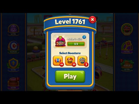 Royal Match - King Robert - Level 1761 to 1770 (express gameplay - 10 levels on single life)