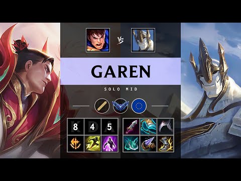 Garen Mid vs Galio - EUW Diamond Patch 25.13