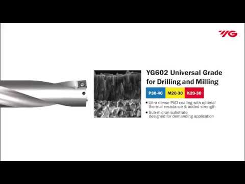 SPMX060204 YG602 Carbide Drilling Inserts. Universal Grade For