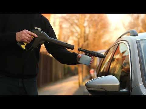 Reguliuojamas putų antgalis FJ 10 C + 1l autošampūnas, Kärcher video