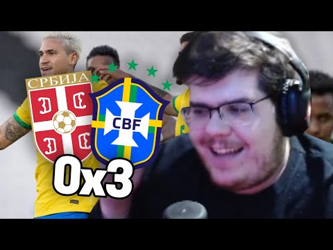 CASIMIRO REAGE A SÉRVIA 0 X 3 BRASIL - SELEÇÃO OLÍMPICA | Cortes do Casimito