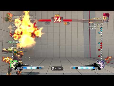 torimesingo [Dhalsim] vs dokidoki360 [Viper] SSF4 Arcade Edition