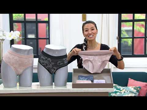 Anybody Intimates Floral Jacquard Set of 2 Briefs on QVC