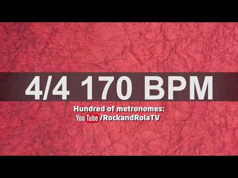 🔴 170 BPM Kick and Hi Hat Metronome