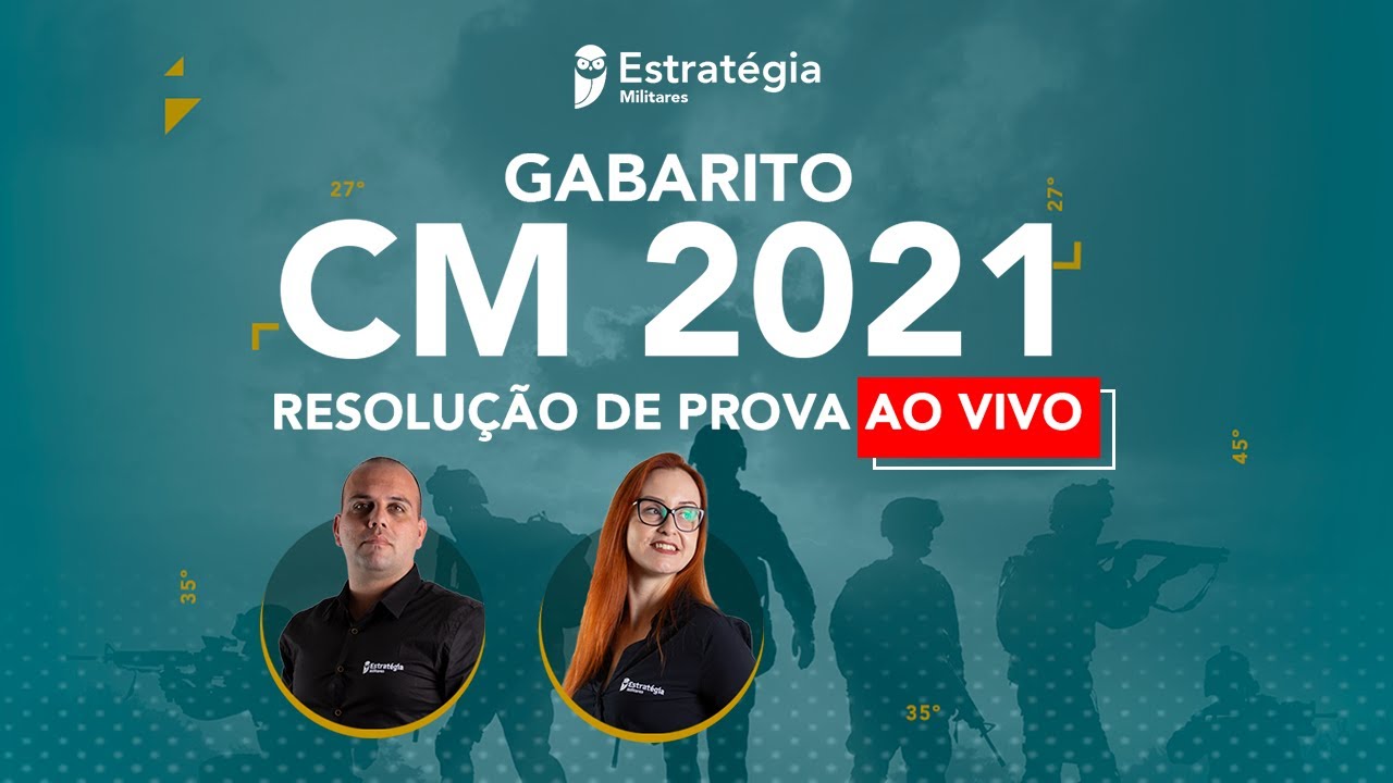 Watch Now Gabarito Colégios Militares 2021: correção de prova ao vivo Gabarito Colégios Militares 2021: correção de prova ao vivo