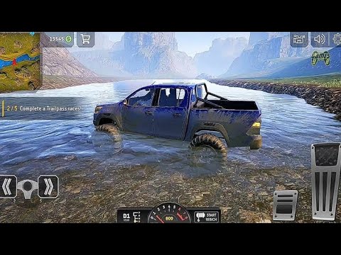 Offroad 4x4 Uphill Jeep Driving Simulator 3D - SUV Hammer Mountain Drive - AndroidGamePlay