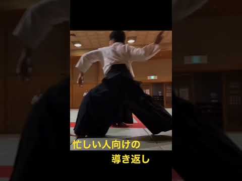 【合気道ショート動画】 #忙しい人向け の「導き返し」　野球のピッチングにも活きる合気道！#shorts