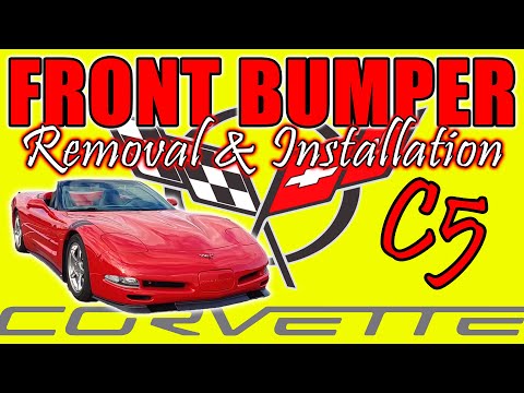 Front Bumper Cover Removal & Installation Guide for C5 Corvette 1997-2004 with Tool Sizes
