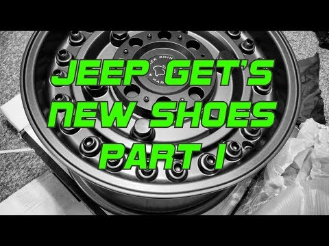 New Black Rhino Armory wheels for Turbo JK Jeep Wrangler!