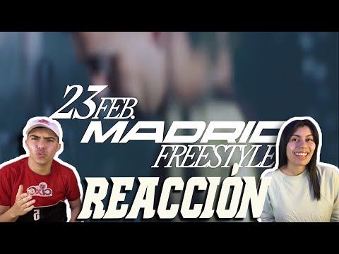 MEXICANOS REACCIONAN 🇲🇽🇪🇸II Rels B - 23 FEB MADRID FREESTYLE (Video Oficial)