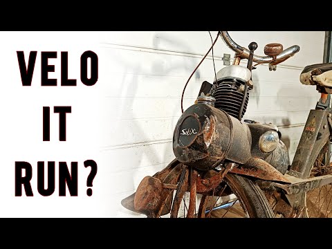 Wird es laufen? Das Vintage-Moped Velo Solex 1700 wird entfesselt