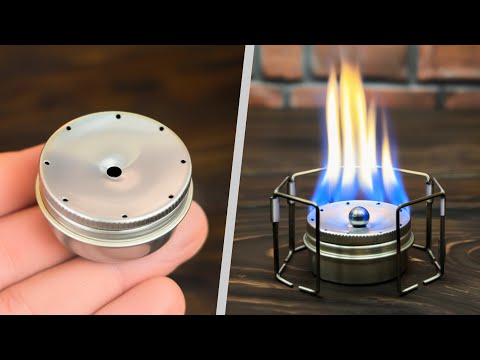 How To Make the Smallest MINI STOVE for UNDER $1 - Perfect for Camping & Survival